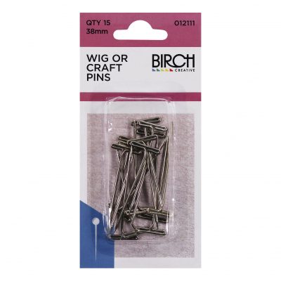 PINS WIG OR CRAFT 38MM 15on