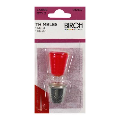 THIMBLES 1 METAL 1 PLASTIC