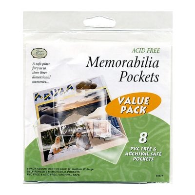 T MEMORY POCKETS ASST SIZES 3877