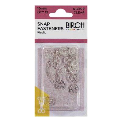 PLASTIC PRESS STUDS 10MM