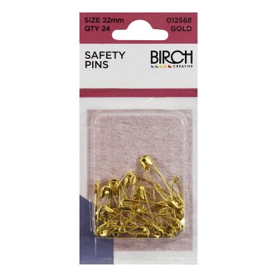 PINS JEWEL MIDGET GLD 22MM SIZE 00