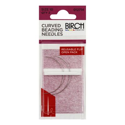 NEEDLE SEWING CURVED BEADING - SIZE 10