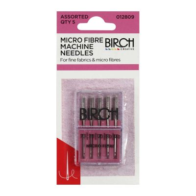 NEEDLE BIRCH MACHINE MICRO FIBRE ASST 70-80