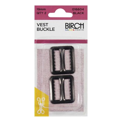 VEST BUCKLE 19MM 2PK NO.35