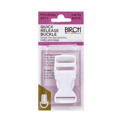 BUCKLE SKIWEAR 20MM - WHITE