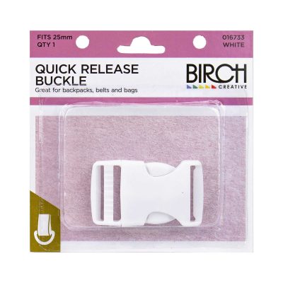 BUCKLE SKIWEAR 25MM - WHITE