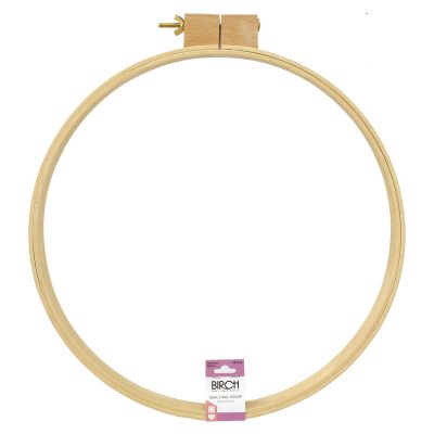 BIRCH QUILTING HOOP 14IN 35CM