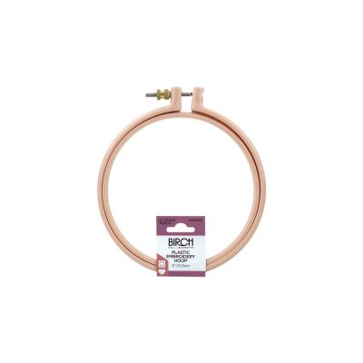 BIRCH PLASTIC EMBROIDERY HOOP PEACH- 5"