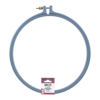BIRCH PLASTIC EMBROIDERY HOOP BLUE - 9"