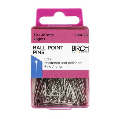PINS BALL POINT 30x.60MM 25GMS