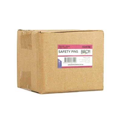 PINS SAFETY BULK GILT GG - SIZE 00 22MM