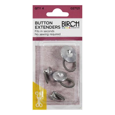 BUTTON EXTENDERS PK OF 4
