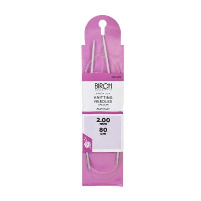 BIRCH KNITTING NEEDLE CIRCULAR PREMIUM 80CM