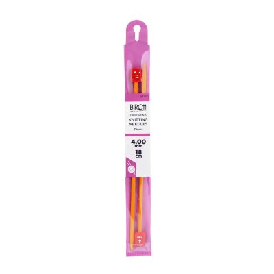 BIRCH KNITTING NEEDLE KIDS 18CM SZ 4.00-4.50MM