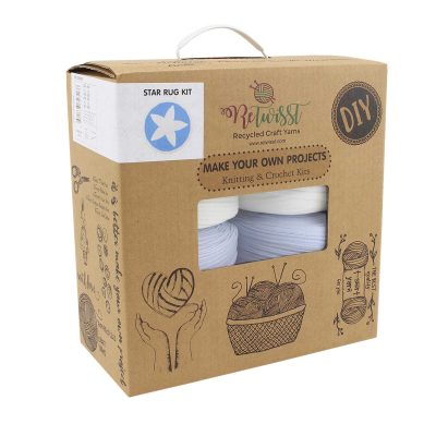 RETWISST STAR RUG KIT - P BLUE/WHITE  RG-005