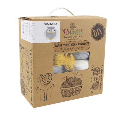 RETWISST OWL RUG KIT - GREY/WHITE  RG-001
