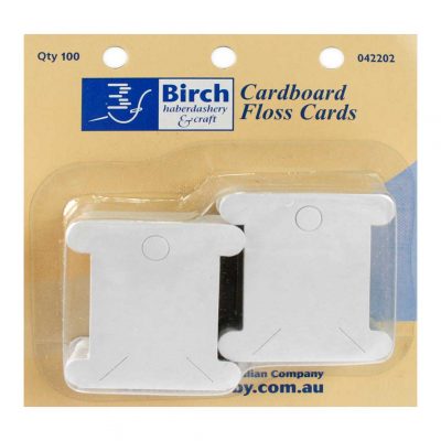 FLOSS BOBBIN CARDBOARD 100on