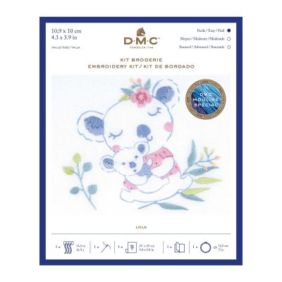 DMC EMBROIDERY KIT - KOALA