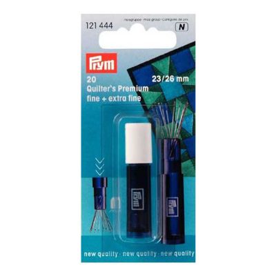 PRYM QUILTING NEEDLES F+EF ASS. SILVER COL