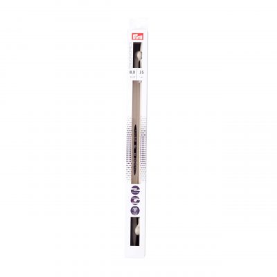 PRYM ERGO SINGLE-POINT KNITTING PINS 35CM/8MM 2PC