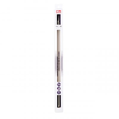 PRYM ERGO SINGLE-POINT KNITTING PINS 40CM/4MM 2PC