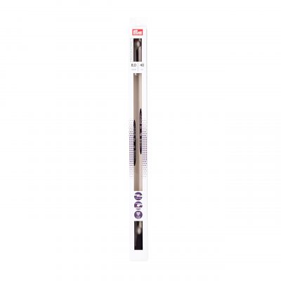 PRYM ERGO SINGLE-POINT KNITTING PINS 40CM/8MM 2PC