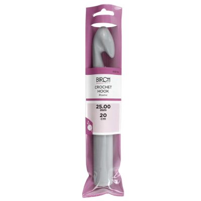CROCHET  HOOK PLASTIC 20CM - 25.0MM