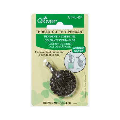 CLOVER THREAD CUTTER PENDANT ANTIQUE 454