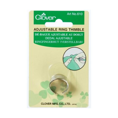 CLOVER ADJUSTABLE RING THIMBLE 610