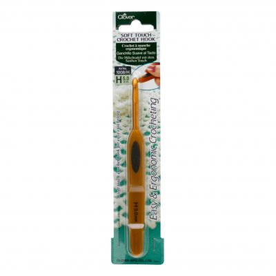 CLOVER CROCHET HOOK SOFT TOUCH 5.00MM 1008/H