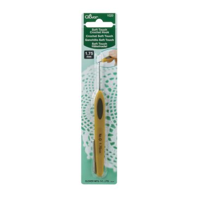 CLOVER CROCHET HOOK SOFT TOUCH STEEL 1.75MM 1020