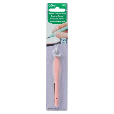CLOVER AMOUR CROCHET HOOK STEEL 1.25MM 1222