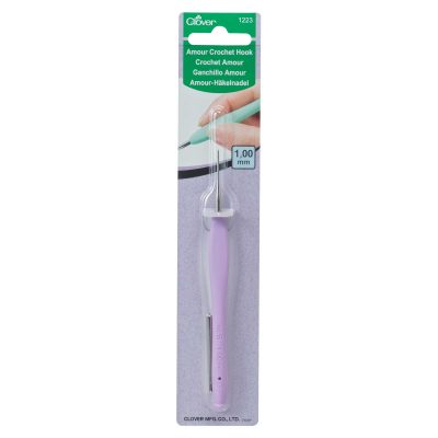 CLOVER AMOUR CROCHET HOOK STEEL 1.00MM 1223