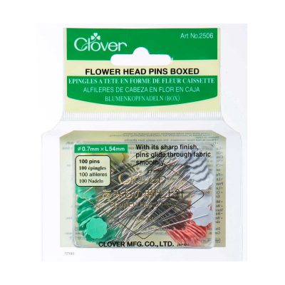 CLOVER FLOWER HEAD PINS BOXED 2506