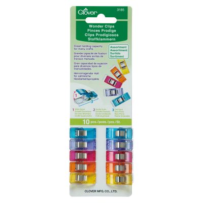 CLOVER WONDER CLIP ASST 10 PCS 3185
