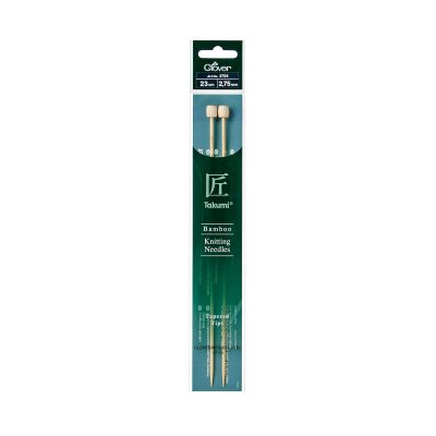 CLOVER BAMBOO KNITTING TAKUMI SINGLE 23CM-2.75MM