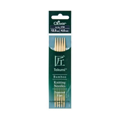 CLOVER BAMBOO KNITTING TAKUMI DOUBLE 12.5CM-4.00MM
