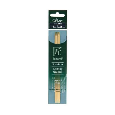 CLOVER BAMBOO KNITTING TAKUMI DOUBLE 16CM -2.25MM