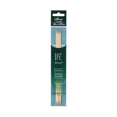 CLOVER BAMBOO KNITTING TAKUMI DOUBLE 20CM - 2.75MM