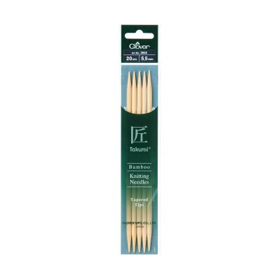 CLOVER BAMBOO KNITTING TAKUMI DOUBLE 20CM - 5.50MM