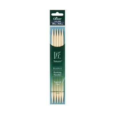 CLOVER BAMBOO KNITTING TAKUMI DOUBLE 20CM - 6.50MM
