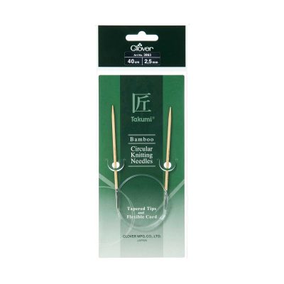 CLOVER BAMBOO CIRCULAR KNITTING TAKUMI 40CM-2.50MM