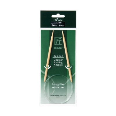 CLOVER BAMBOO CIRCULAR KNITTING TAKUMI 60CM-5.00MM