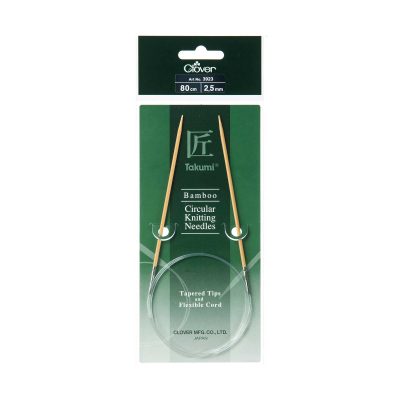 CLOVER BAMBOO CIRCULAR KNITTING TAKUMI 80CM-2.50MM