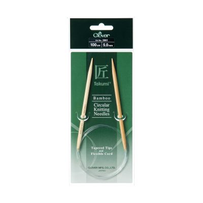 CLOVER BAMBOO CIRCULAR KNITTING TAKUMI 100CM-5MM
