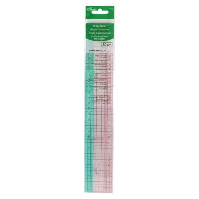 CLOVER GRAPH RULER 30CM 7702