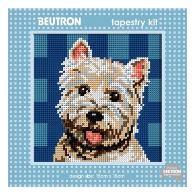 TAPESTRY KIT - TERRIER 15x15cm