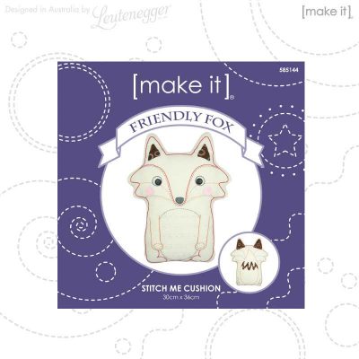 STITCH ME FRIENDLY FOX 30X36CM