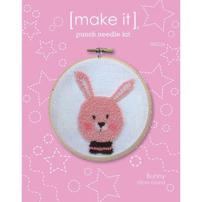 MI PUNCH NEEDLE KIT - BUNNY 10CM ROUND
