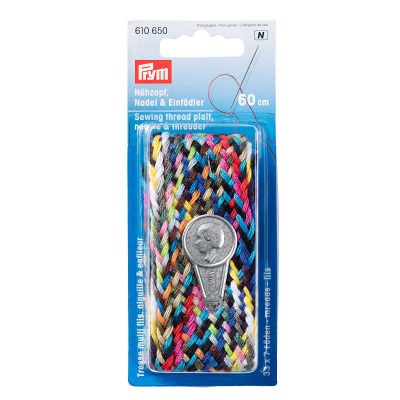 PRYM SEWING THREAD PLAIT, NEEDLE & THREADER